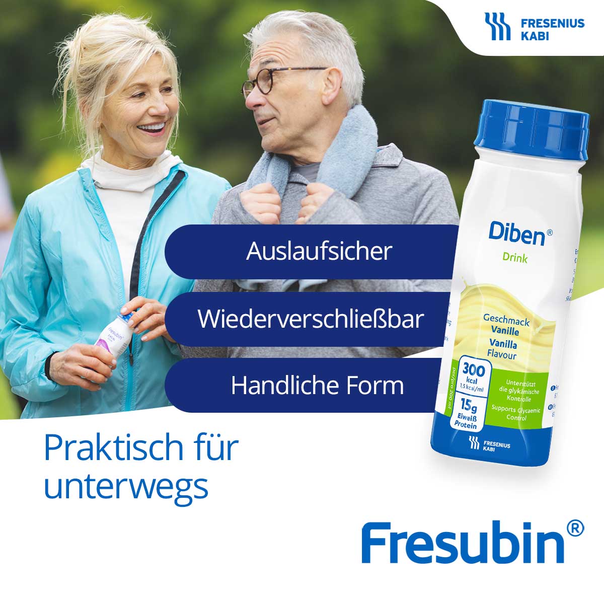 DIBEN DRINK Vanille 1.5 kcal/ml Trinkflasche Trinknahrung