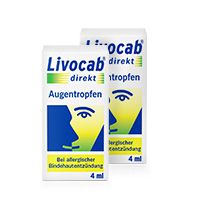 LIVOCAB direkt Augentropfen Doppelpackung (2x4 ml)