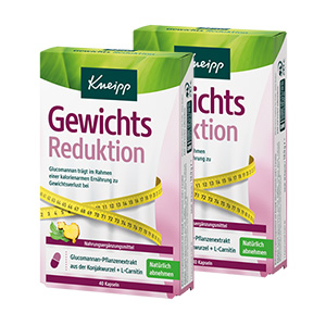 KNEIPP Gewichtsreduktion Kapseln Doppelpackung (2x40St)