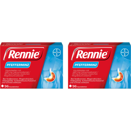 RENNIE Kautabletten Doppelpackung (2x 96St)