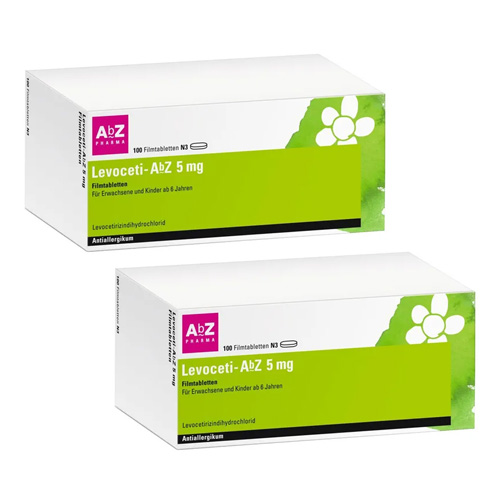 LEVOCETI-AbZ 5 mg Filmtabletten Doppelpackung (2x 100St)