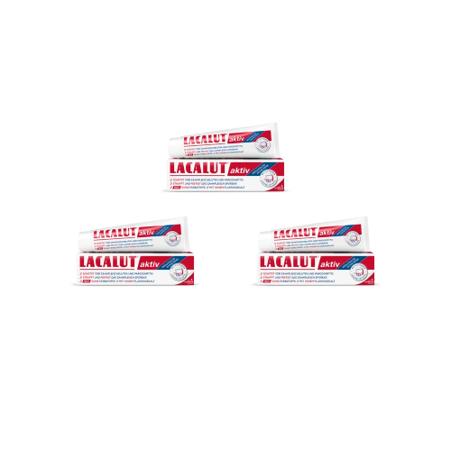 LACALUT aktiv Zahncreme (3x100 ml)