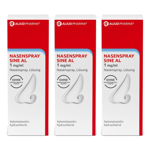 Nasenspray sine AL 1 mg / ml bei Schnupfen (3x15ml)