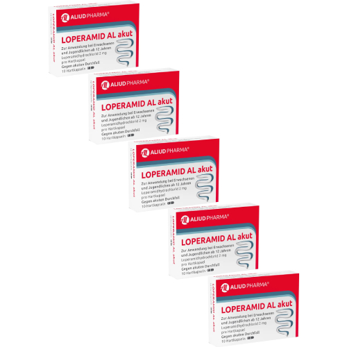 Loperamid AL akut bei akutem Durchfall (5x 10St)