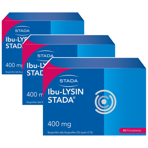 IBU-LYSIN STADA 400 mg Filmtabletten (3x 50St)