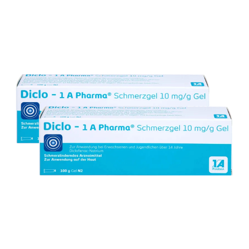 DICLO-1A Pharma Schmerzgel 10 mg/g Set (2x100g)