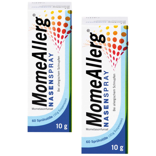 MOMEALLERG Nasenspray 50 μg/Sprühstoß 60 Sprühst. Set (2x10g)