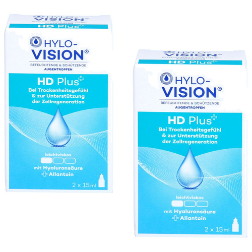 HYLO-VISION HD Plus Augentropfen Doppelpackung