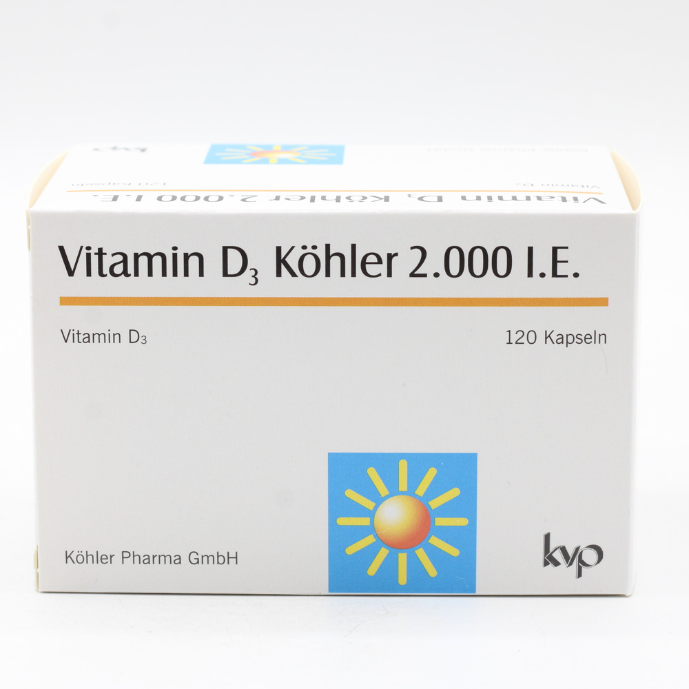 VITAMIN D3 KÖHLER 2.000 I.E. Kapseln