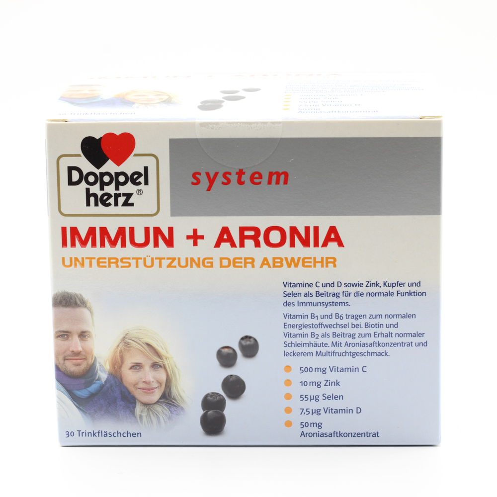 DOPPELHERZ Immun+Aronia system Ampullen