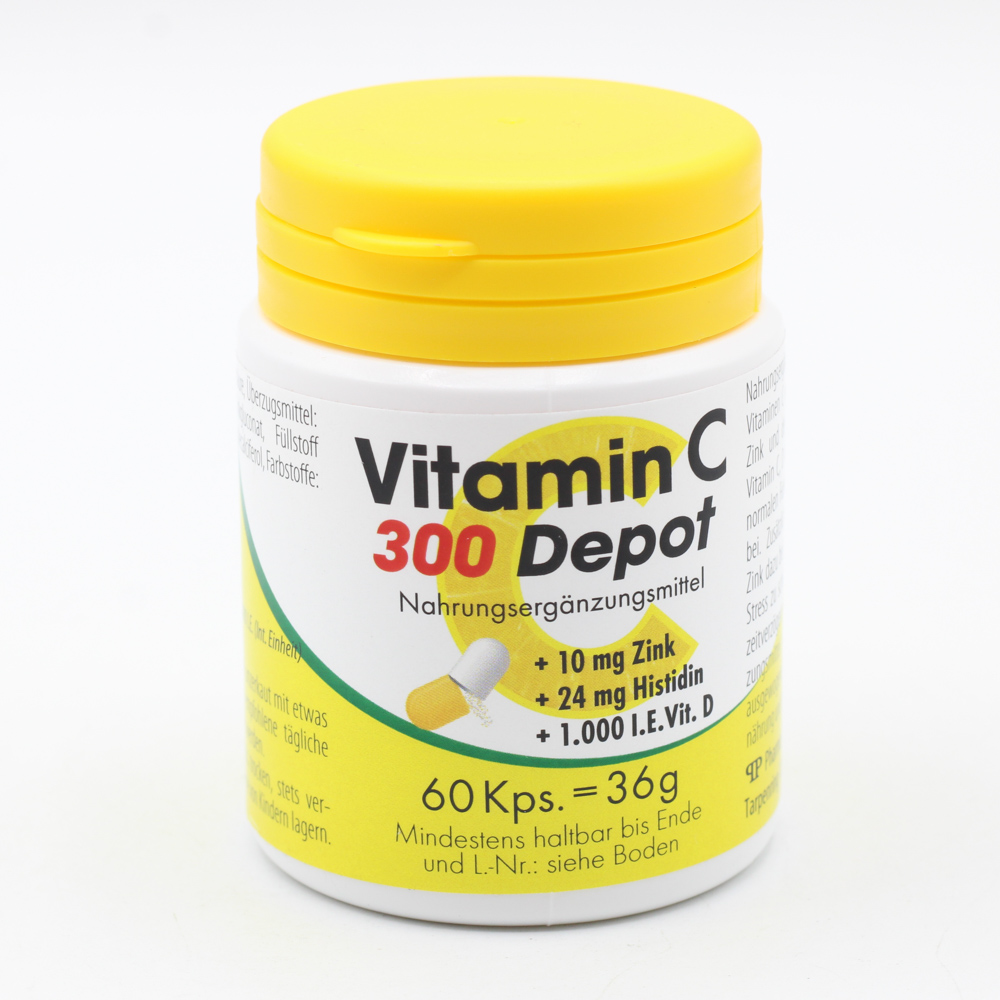 VITAMIN C 300 Depot+Zink+Histidin+D Kapseln