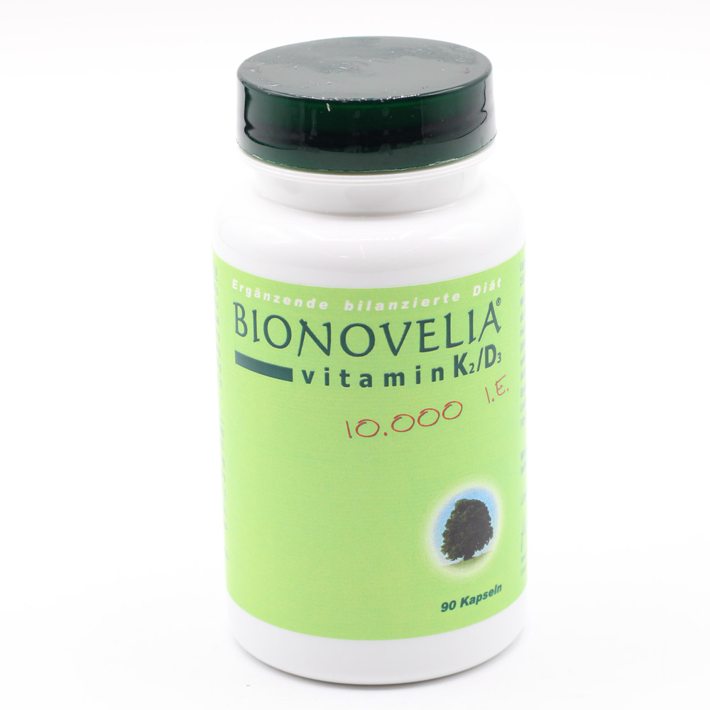 BIONOVELIA vitamin K2/D3 10.000 I.E. Kapseln