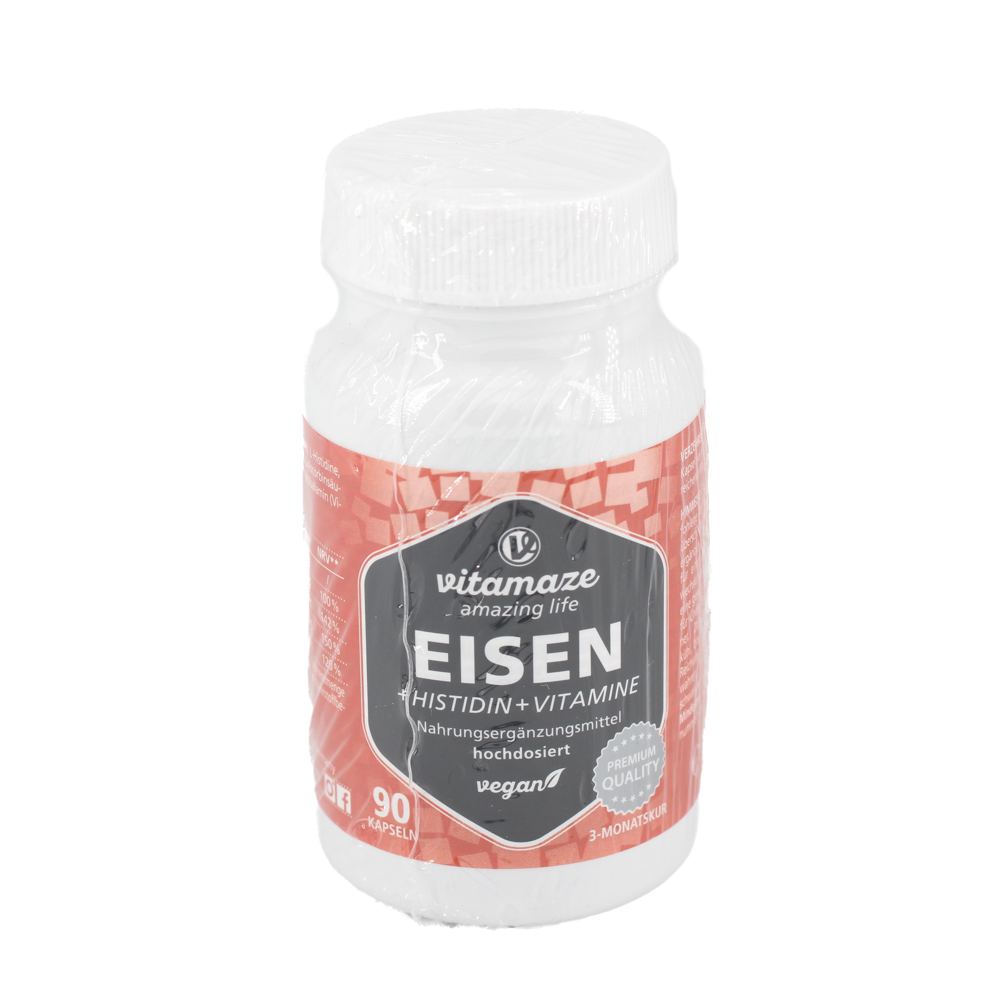 EISEN 20 mg+Histidin+Vitamine C/B9/B12 Kapseln
