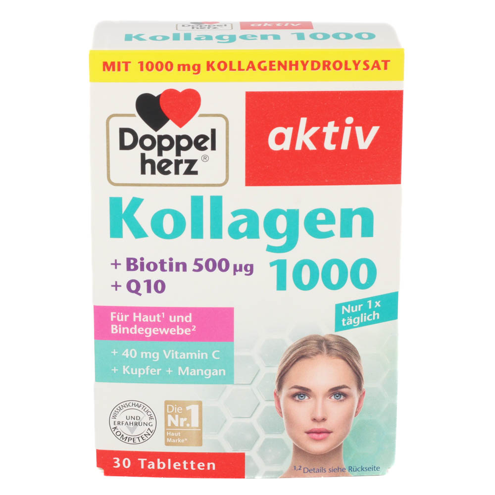 DOPPELHERZ Kollagen 1000 Tabletten