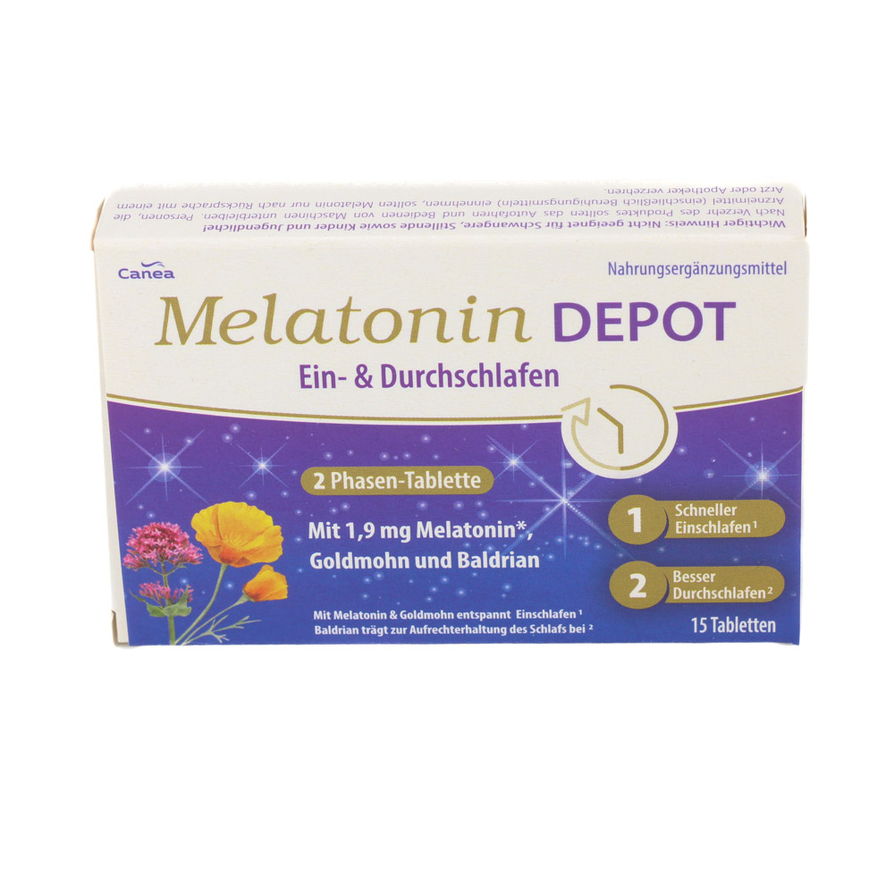MELATONIN DEPOT Ein- & Durchschlaf-Tabletten