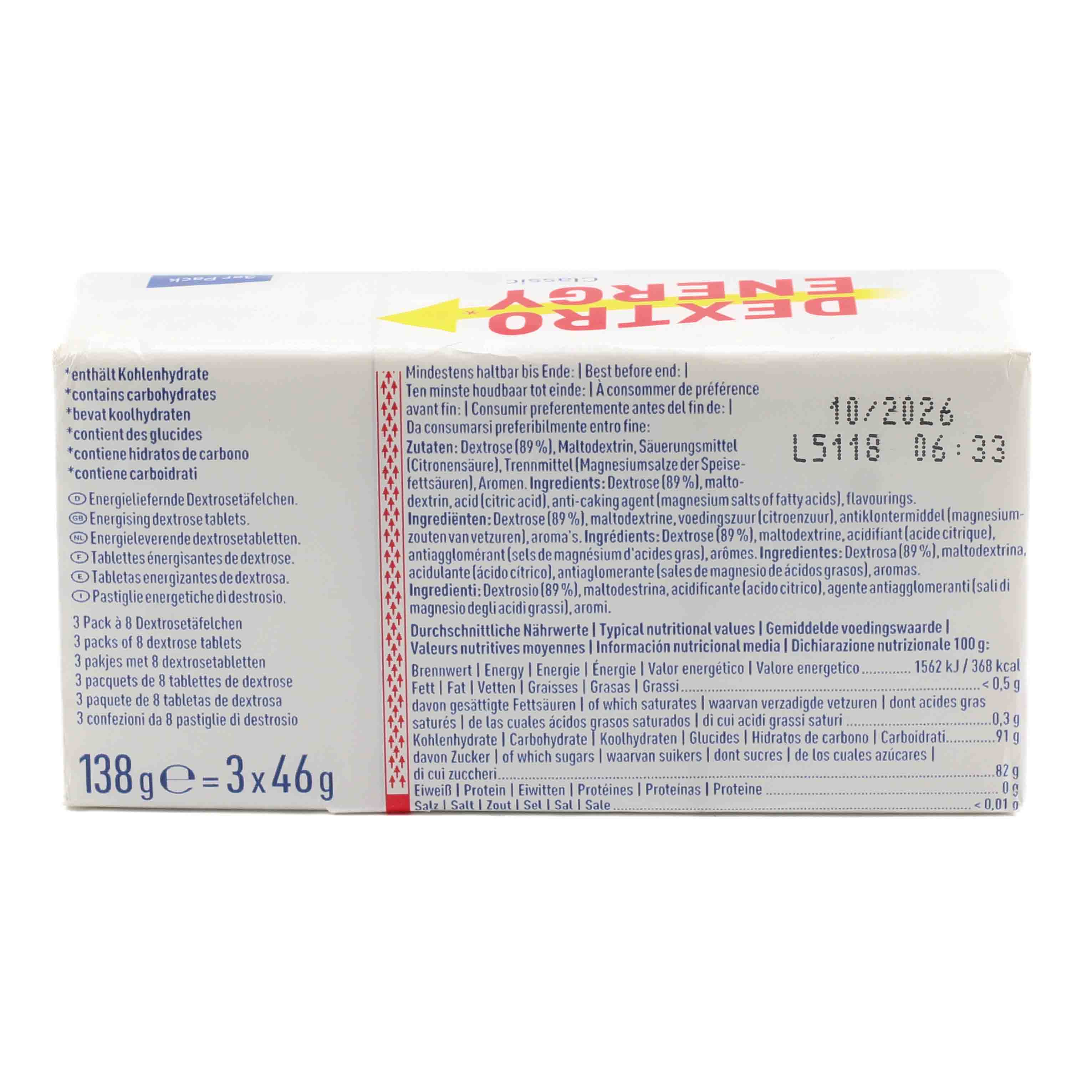 DEXTRO ENERGEN classic Würfel