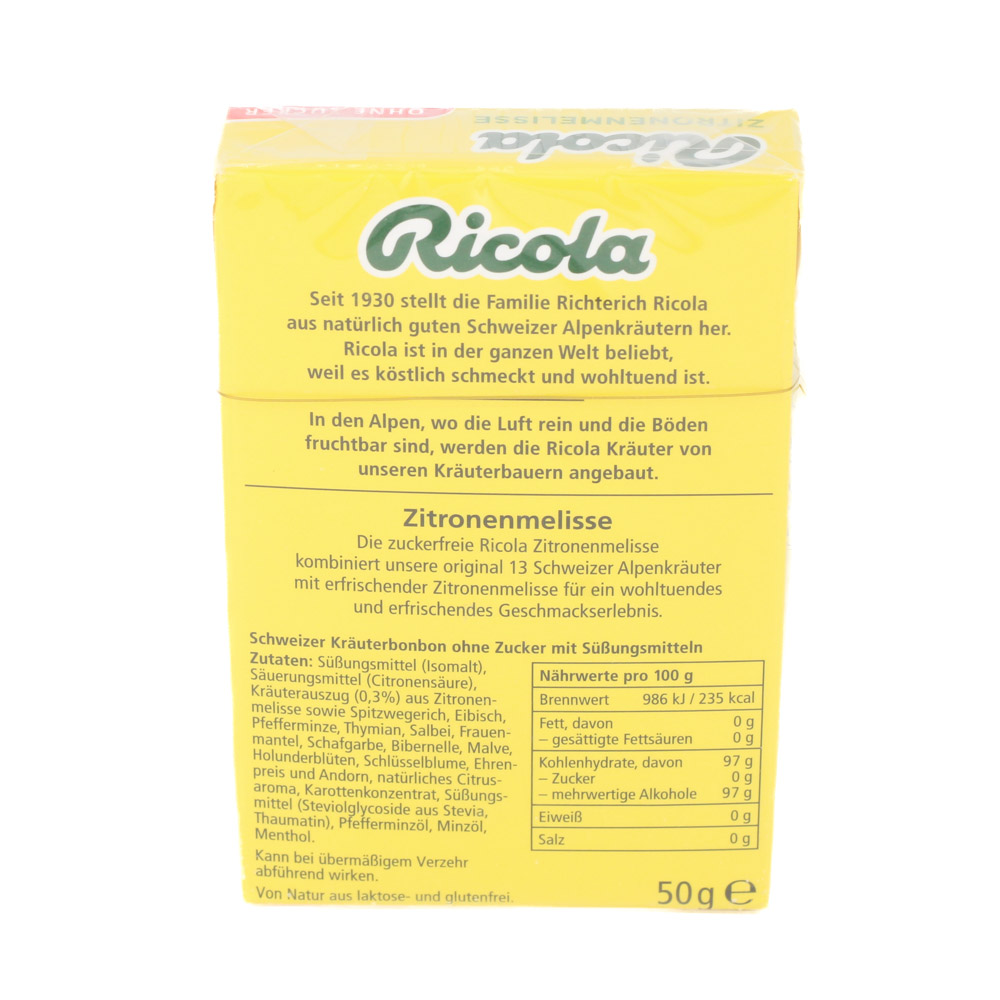 RICOLA o.Z.Box Zitronenmelisse Bonbons