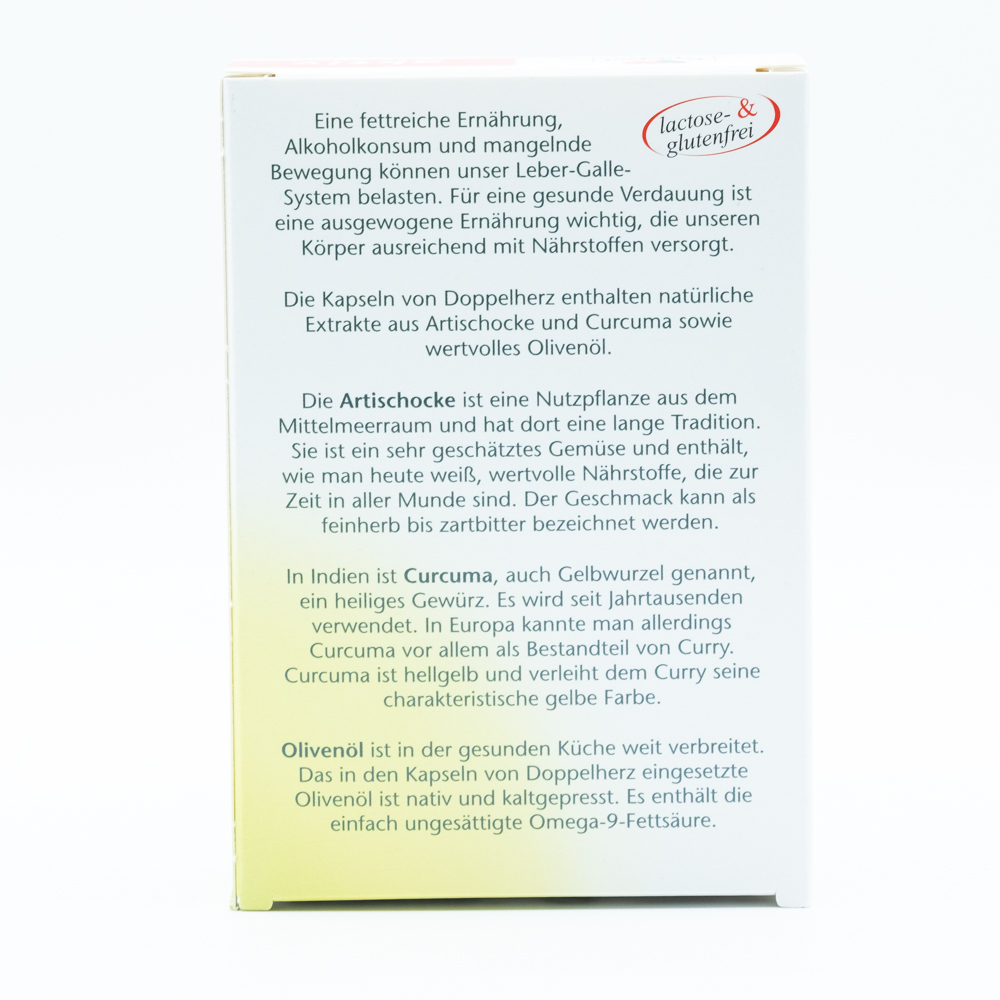 DOPPELHERZ Artischocke Curcuma+Olivenöl Kapseln