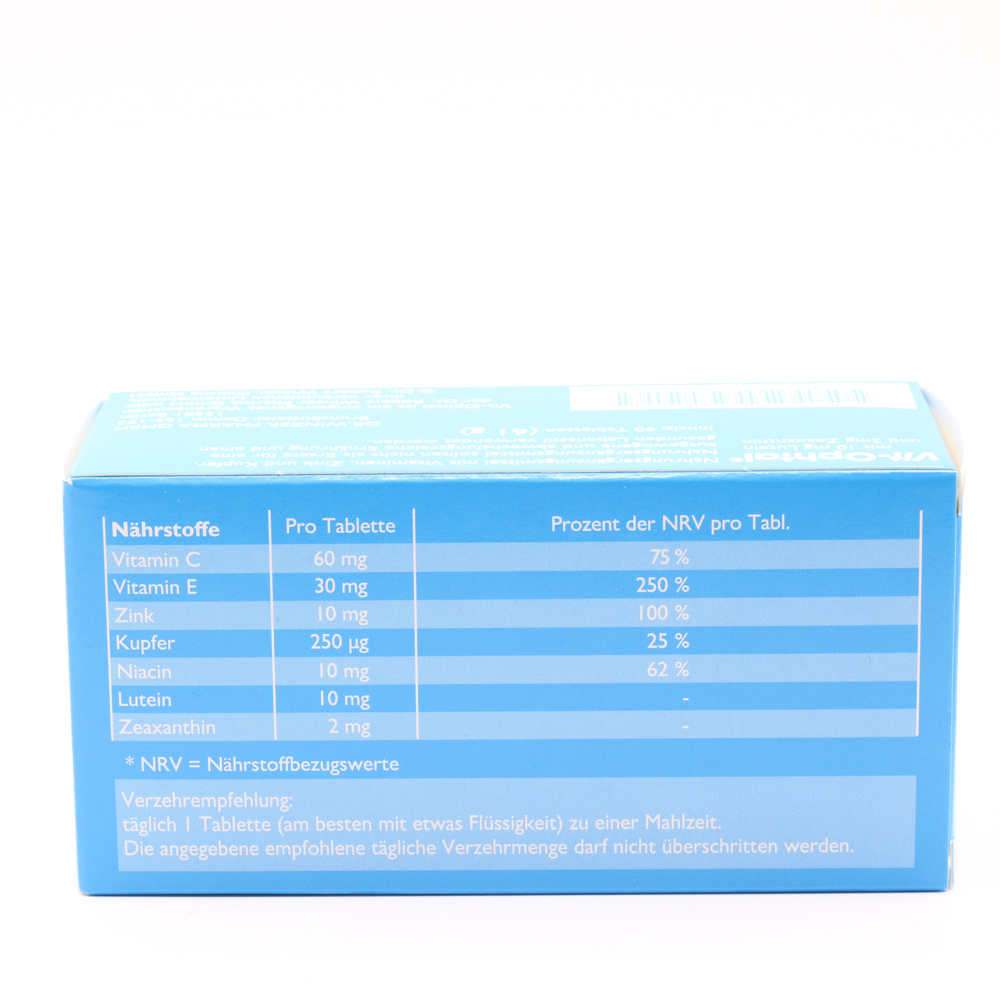 VIT OPHTAL mit 10 mg Lutein Tabletten