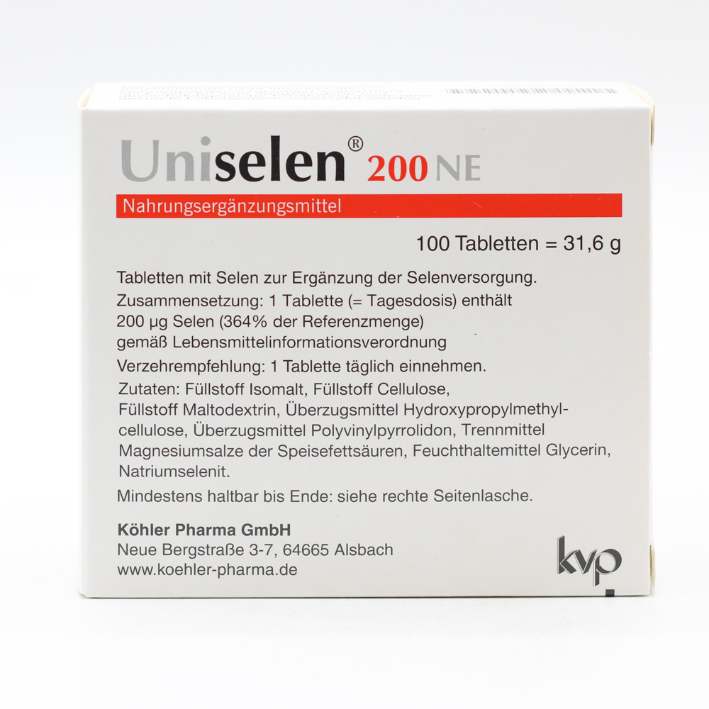 UNISELEN 200 NE Tabletten
