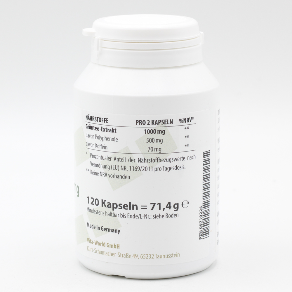 GRÜNTEE EXTRAKT 500 mg Kapseln