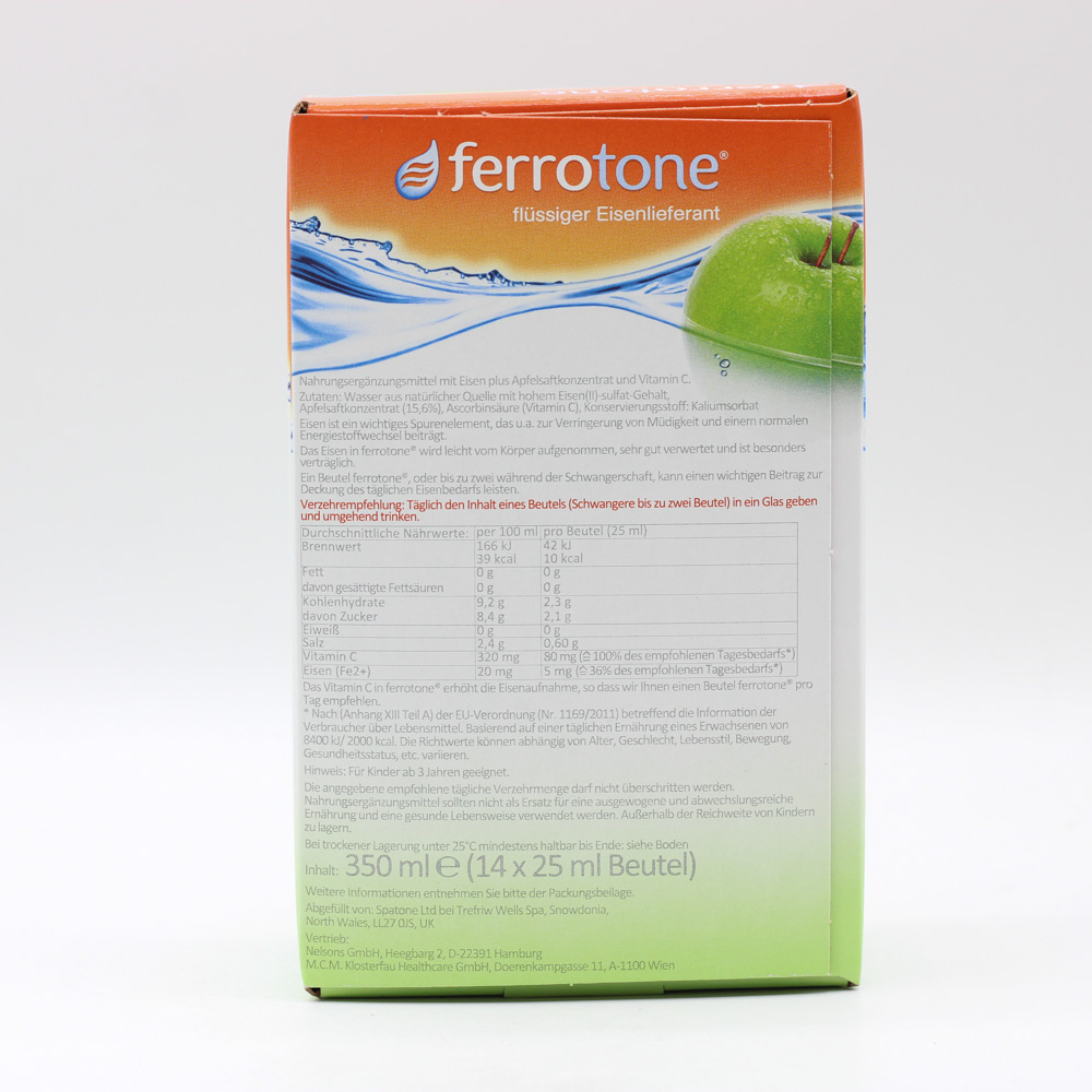 FERROTONE Eisen m.Apfelkonzentrat u.Vitamin C Btl.