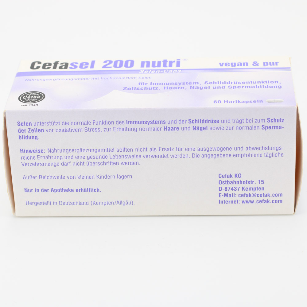 CEFASEL 200 nutri Selen-Caps