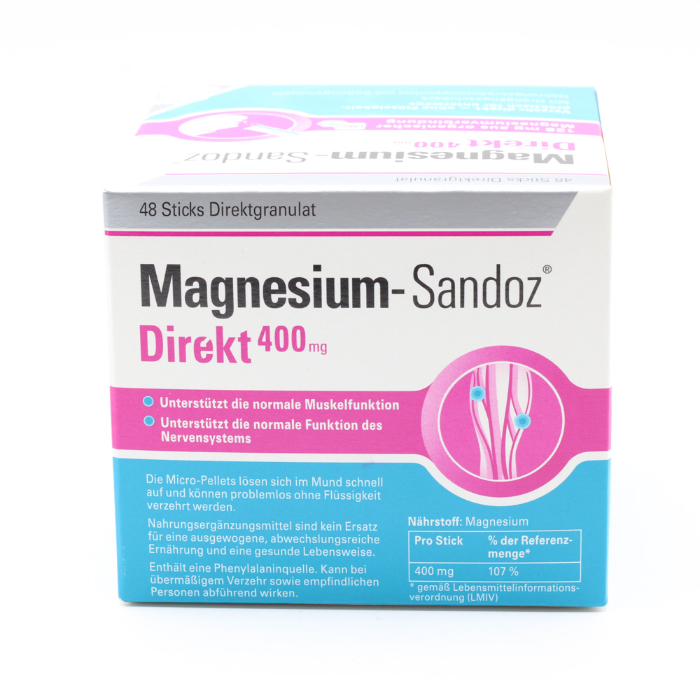 MAGNESIUM SANDOZ Direkt 400 mg Sticks
