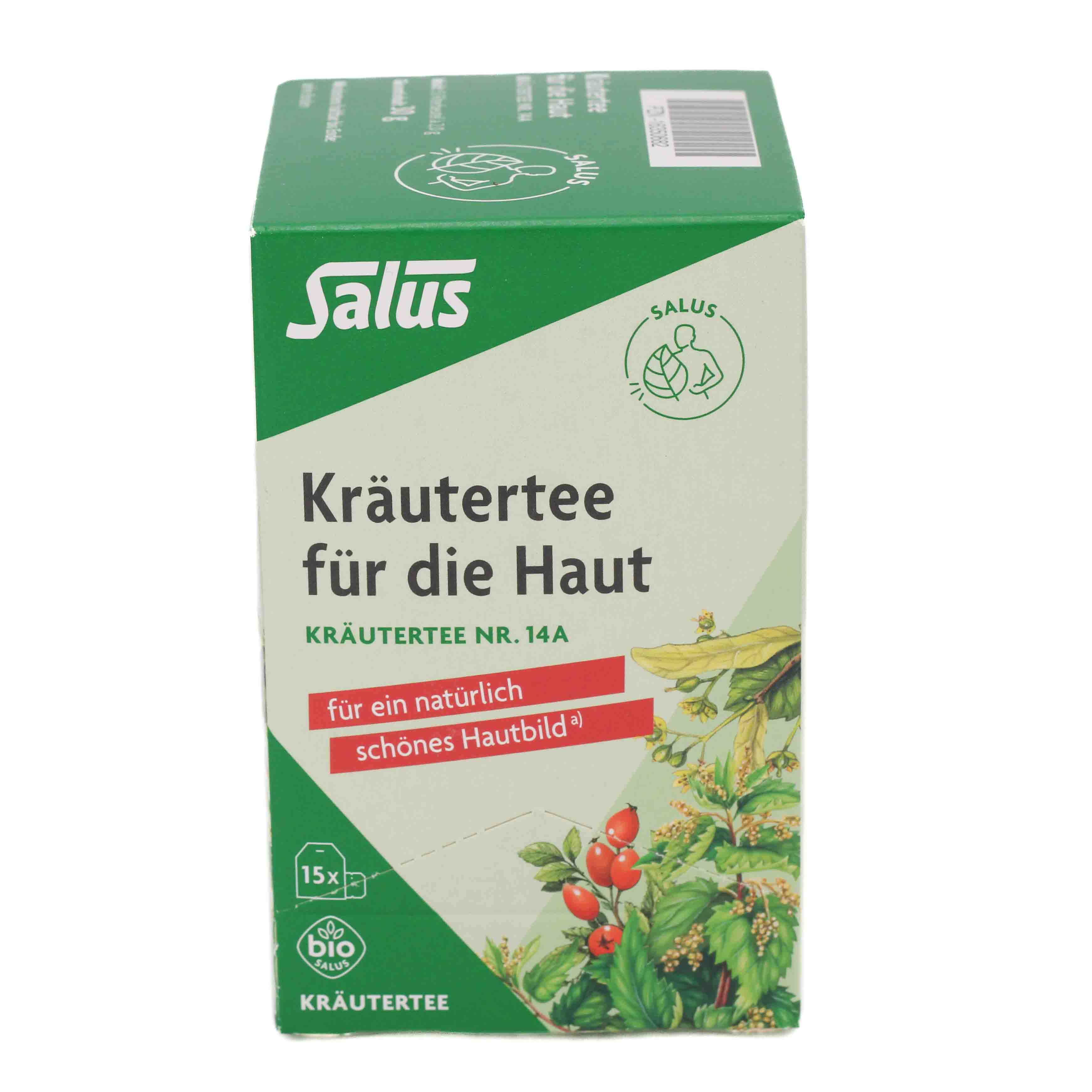 KRÄUTERTEE für die Haut Nr.14a Bio Salus Fbtl.
