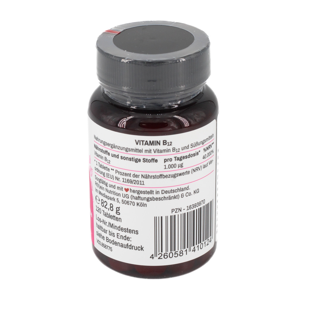 VITAMIN B12 1.000 μg Lutschtabletten vegan
