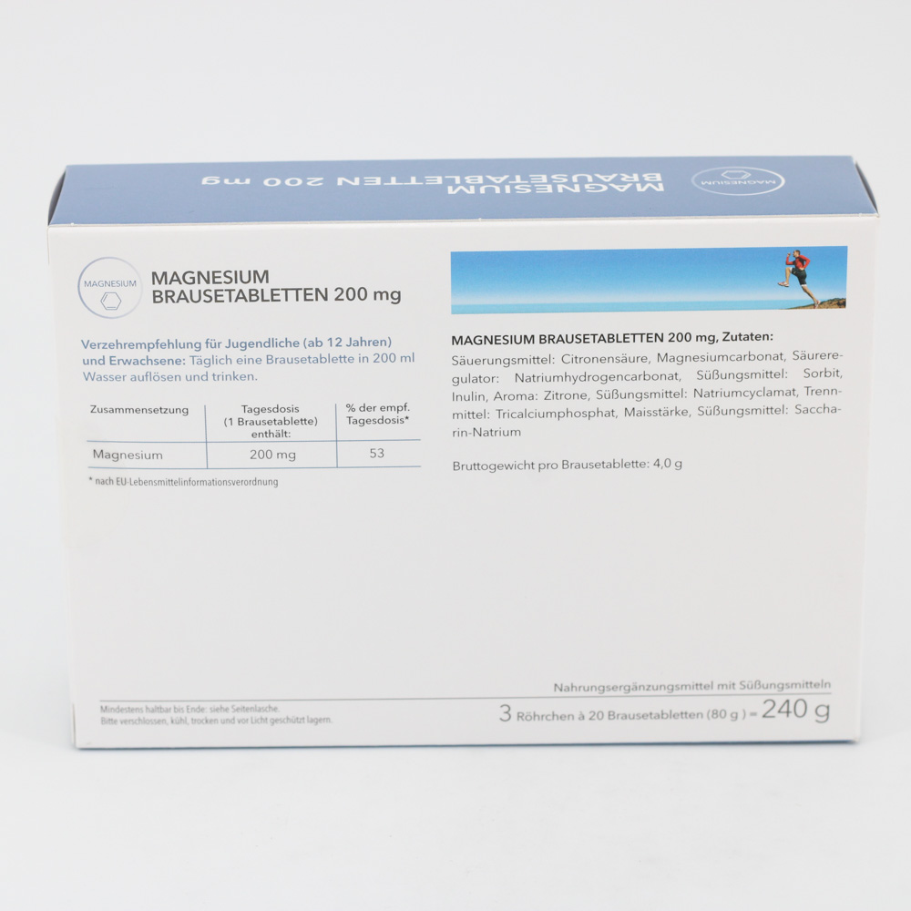 MAGNESIUM BRAUSETABLETTEN 200 mg
