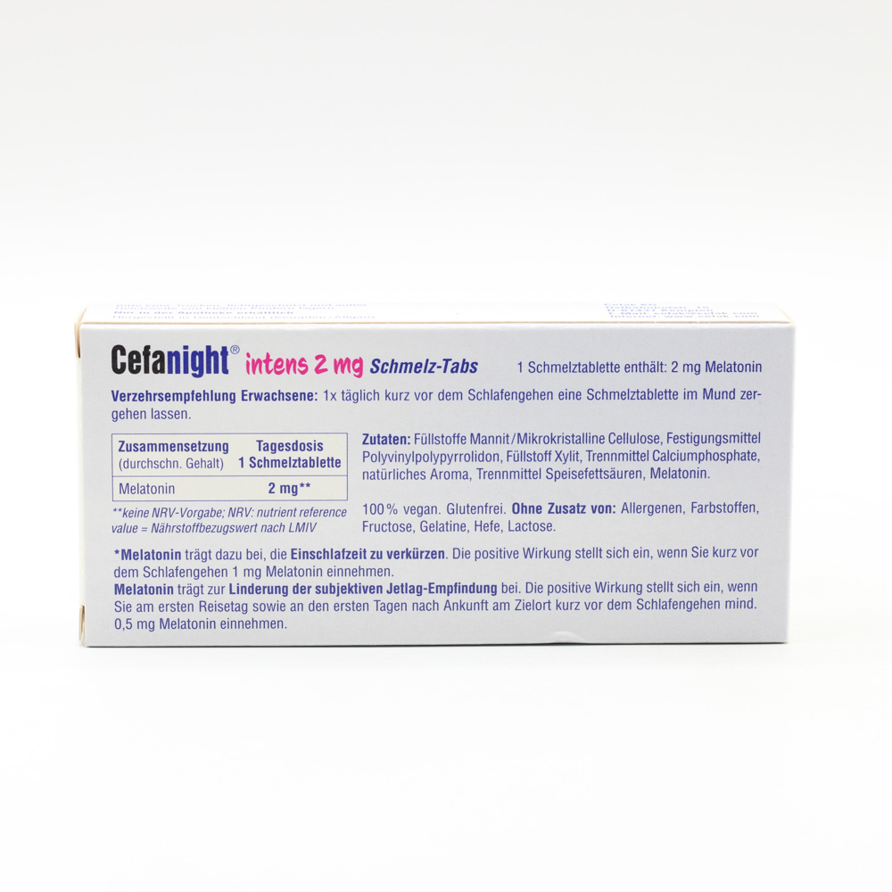 CEFANIGHT intens 2 mg Schmelz-Tabs