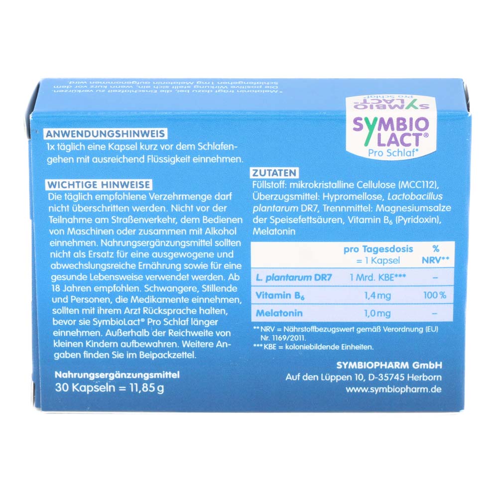 SYMBIOLACT Pro Schlaf Kapseln