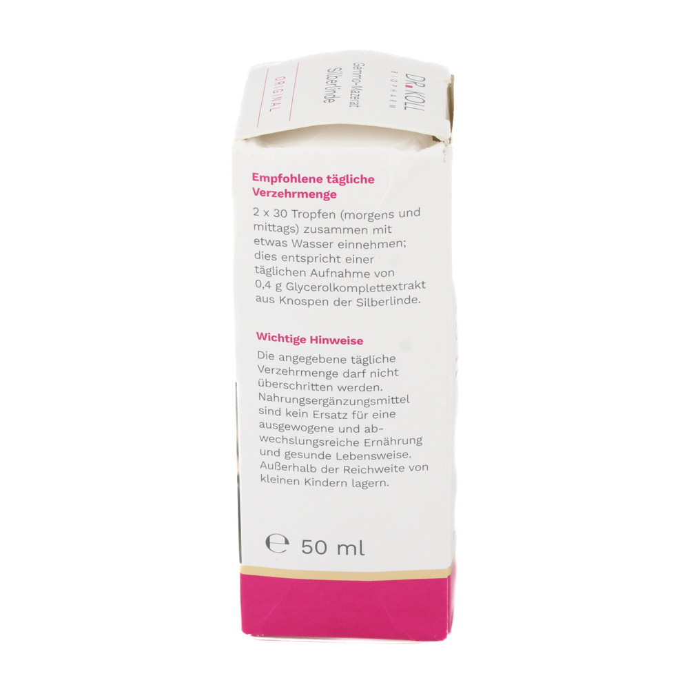 GEMMO-MAZERAT Silberlinde Dr.Koll Tilia tomen.Tro.