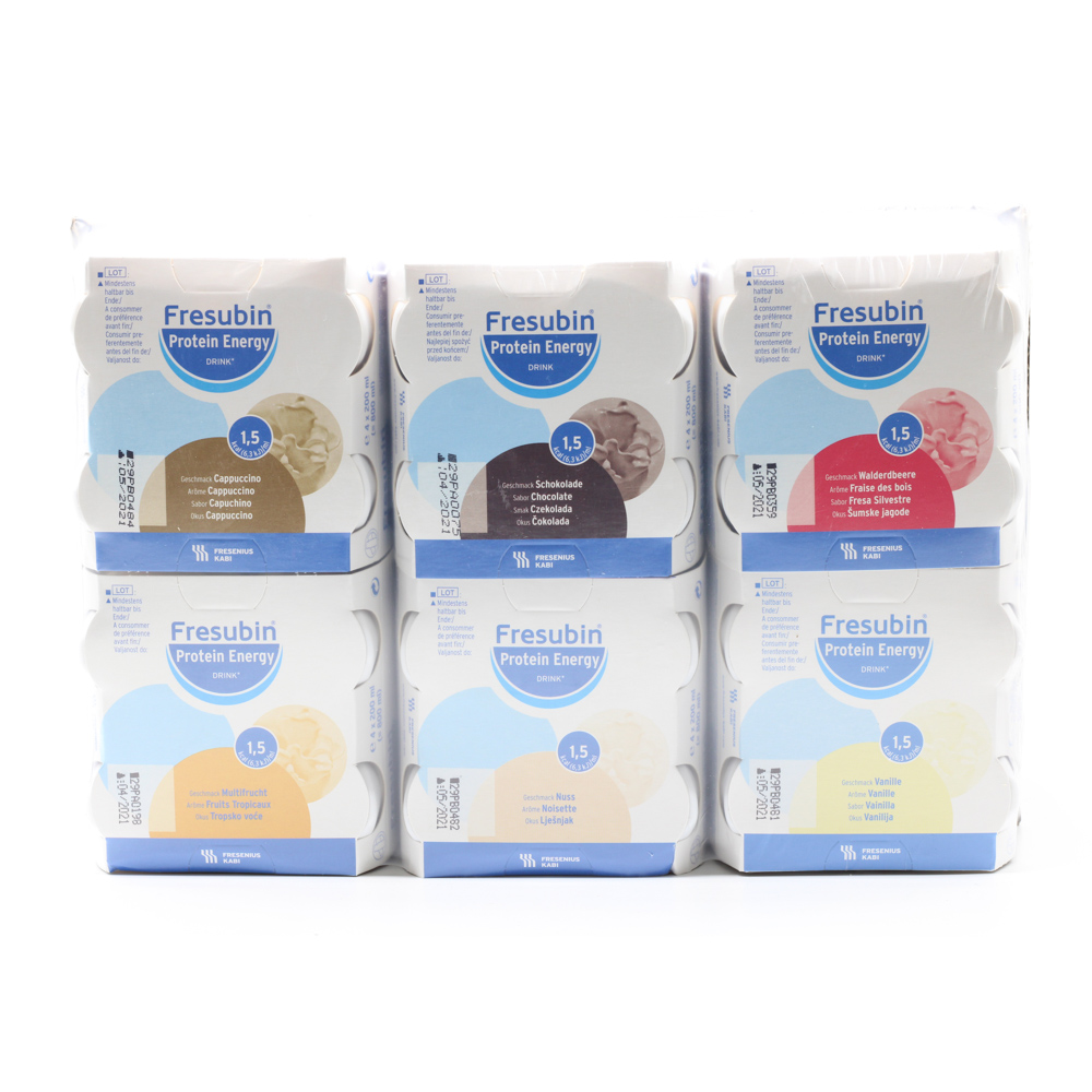 FRESUBIN PROTEIN Energy DRINK Mischkarton Trinkflasche Trinknahrung