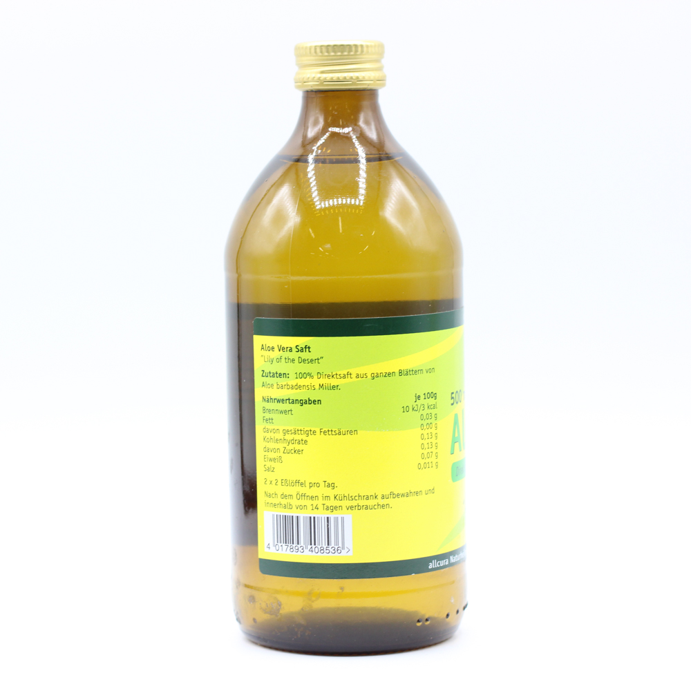 ALOE VERA SAFT Ganzblatt