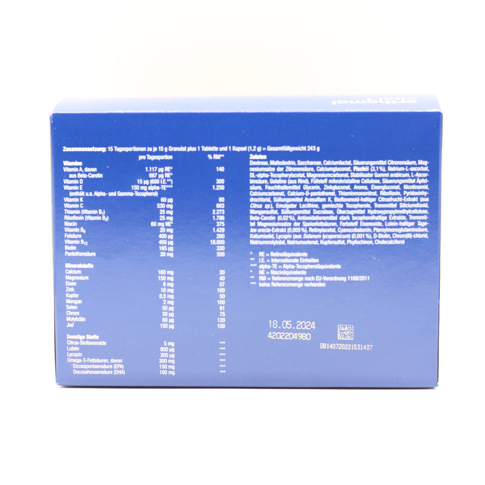 ORTHOMOL Vital F Granulat/Kap./Tabl.Kombip.15 Tage