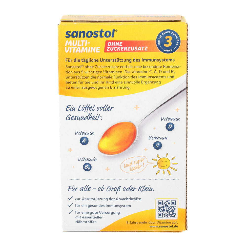 SANOSTOL ohne Zuckerzusatz Saft