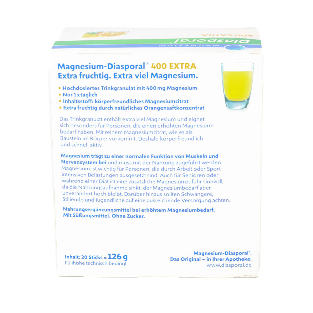 MAGNESIUM DIASPORAL 400 Extra Trinkgranulat