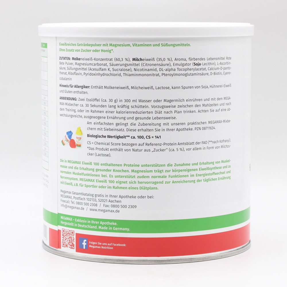 EIWEISS 100 Erdbeer Megamax Pulver