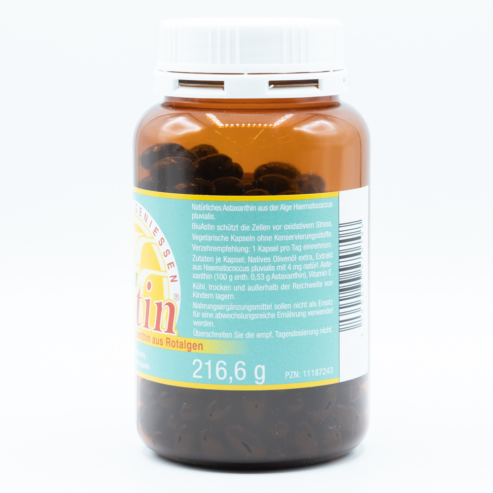 BIU ASTIN natürliches Astaxanthin 4 mg Kapseln