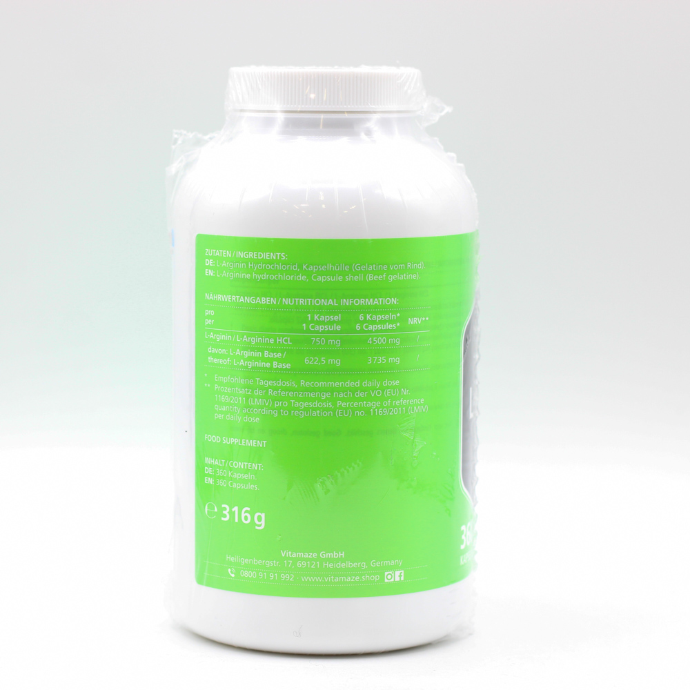 L-ARGININ HOCHDOSIERT 4.500 mg Kapseln
