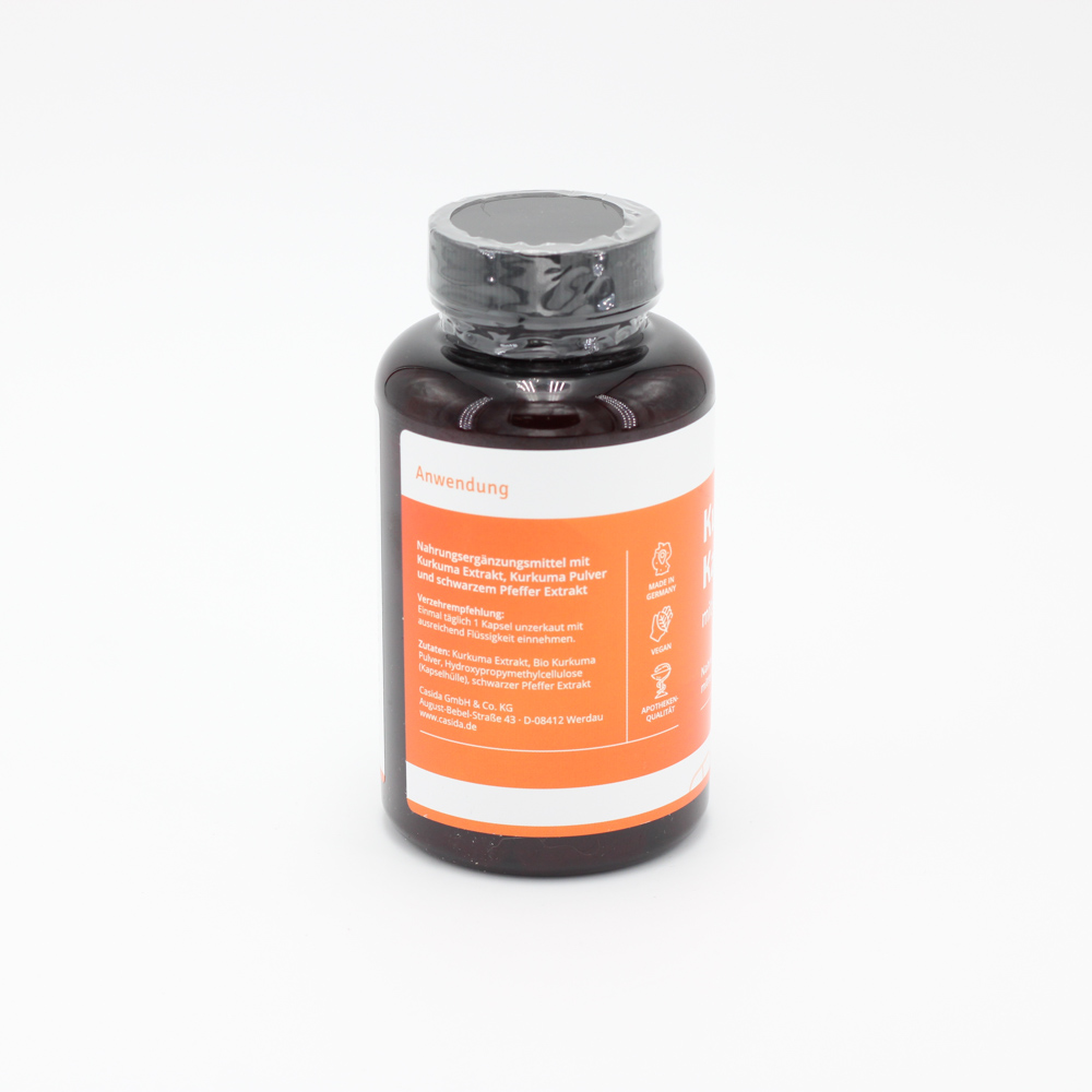 KURKUMA KAPSELN+Pfeffer Curcumin hochdosiert
