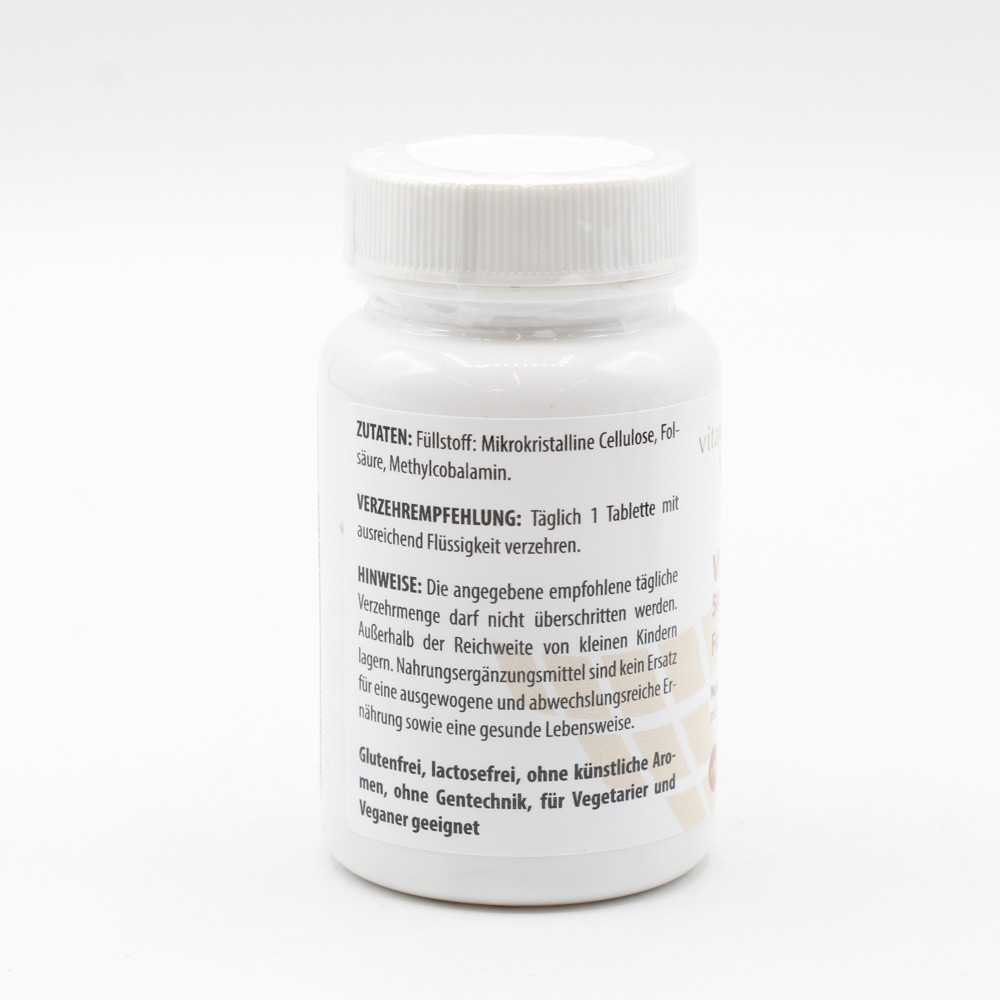 VITAMIN B12 500 μg+Folsäure 800 μg Tabletten