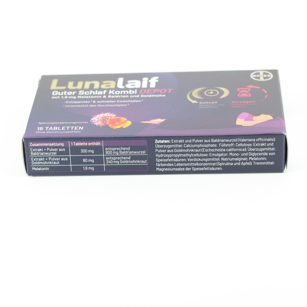 LUNALAIF Guter Schlaf Kombi Depot Tabletten