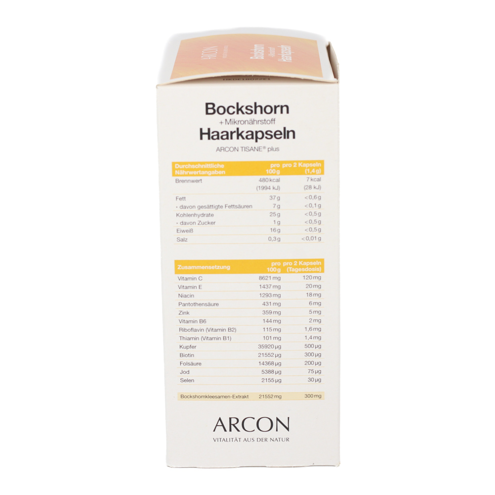 BOCKSHORN+Mikronährstoff Haarkapseln Tisane plus