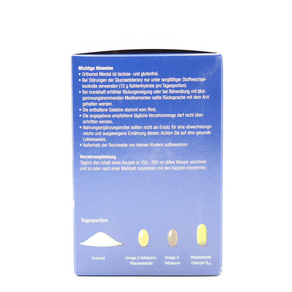 ORTHOMOL mental Granulat/Kapseln 15 Tage Kombip.