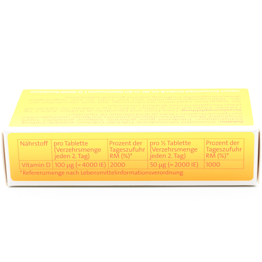 VITAMIN D3 HEVERT 4000 I.E. Tabletten