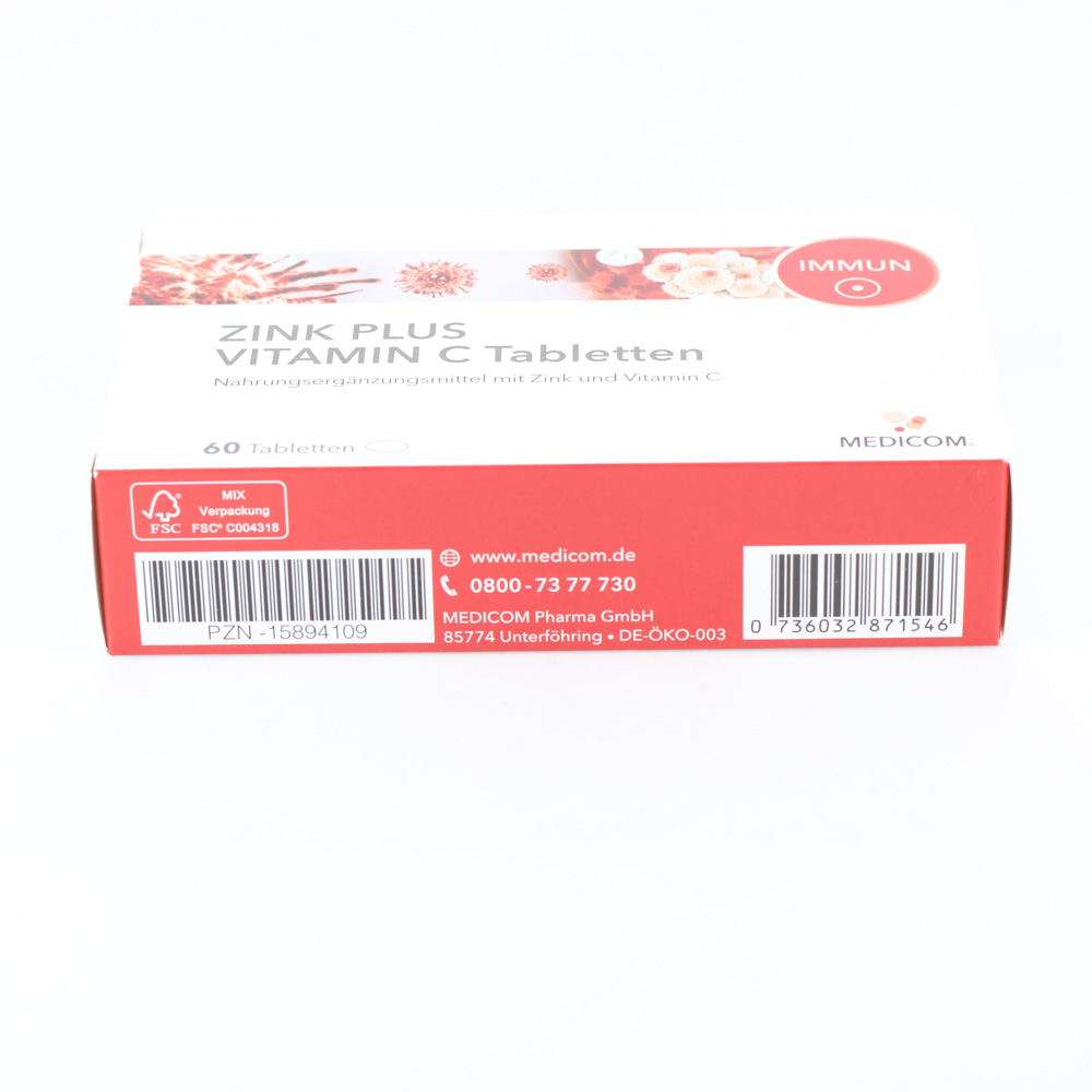 ZINK PLUS Vitamin C Tabletten