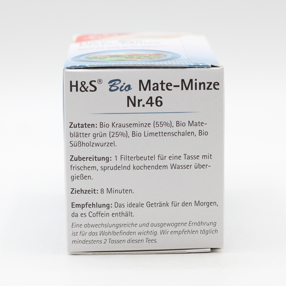 H&S Bio Mate-Minze Filterbeutel